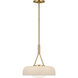 Richard June Liora 1 Light 15 inch Estate Brass Pendant Ceiling Light
