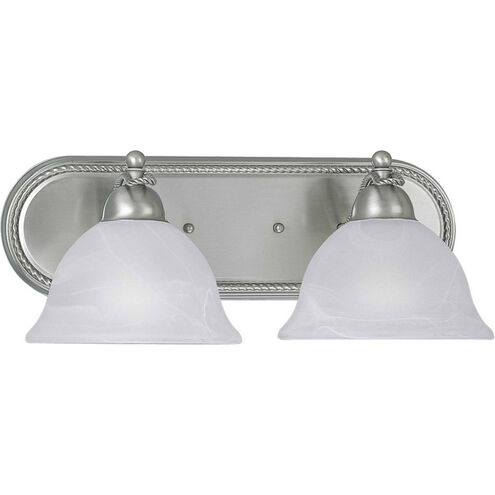 Avalon 2 Light 18 inch Brushed Nickel Bath Vanity Wall Light