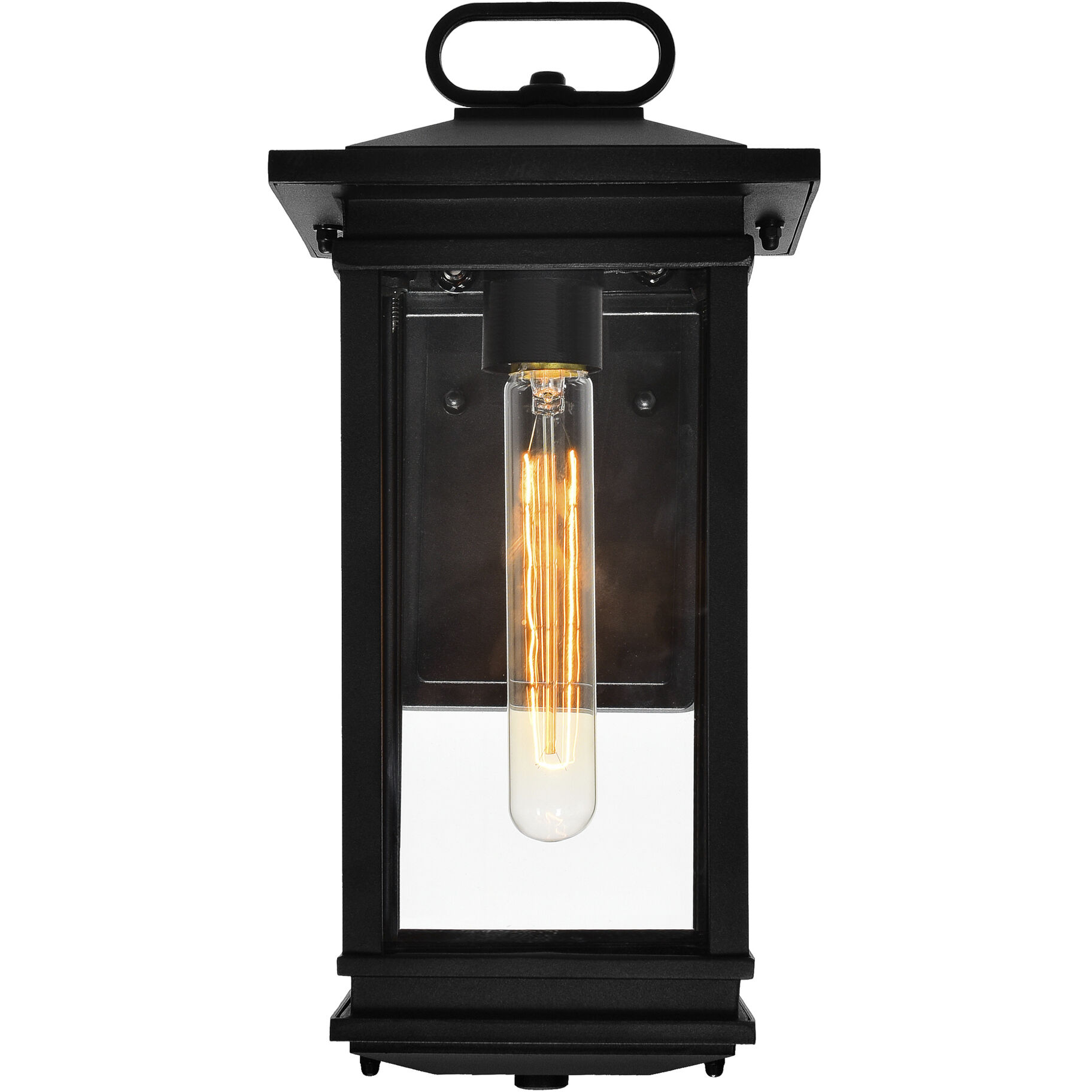 Oakwood 1 Light 14 inch Black Outdoor Wall Light