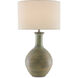 Loro 31 inch 150.00 watt Dark Moss Green/Gold Table Lamp Portable Light