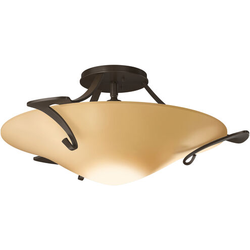 Antasia 1 Light 22.3 inch Ink Semi-Flush Ceiling Light in Sand