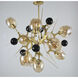 Canada 10 Light 42 inch Gold Chandelier Ceiling Light