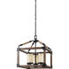 Dunning 3 Light 16.5 inch Stardust Chandelier Ceiling Light