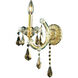 Maria Theresa 1 Light 8 inch Gold Wall Sconce Wall Light in Golden Teak