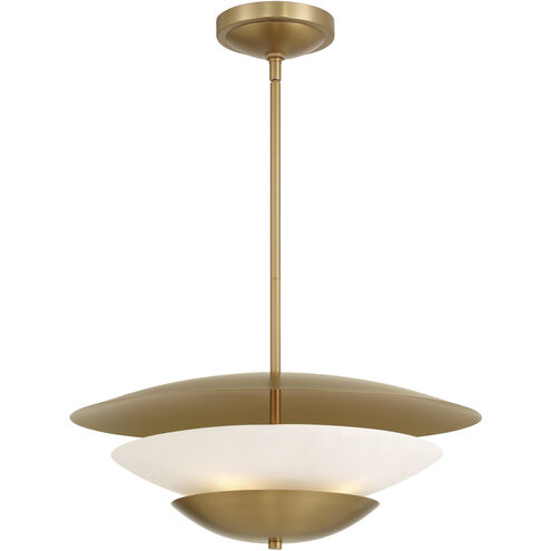 Solara 4 Light 23.75 inch Legacy Brass Pendant Ceiling Light