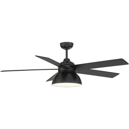 Modern Farmhouse 52 inch Matte Black Ceiling Fan