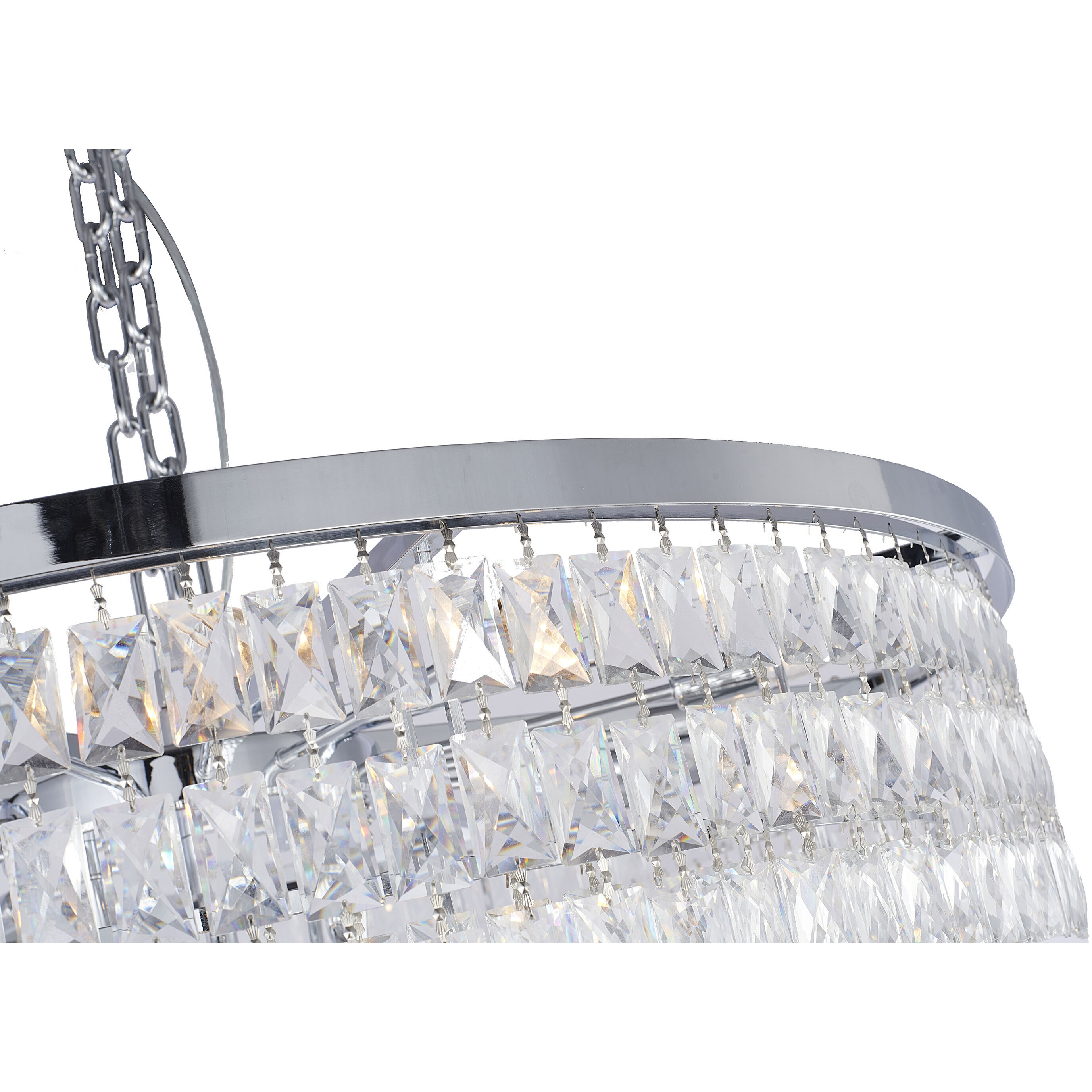 Canada 27 Light 32 inch Chrome Chandelier Ceiling Light