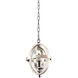 Rothwell 1 Light 9 inch Polished Satin Nickel Mini Pendant Ceiling Light