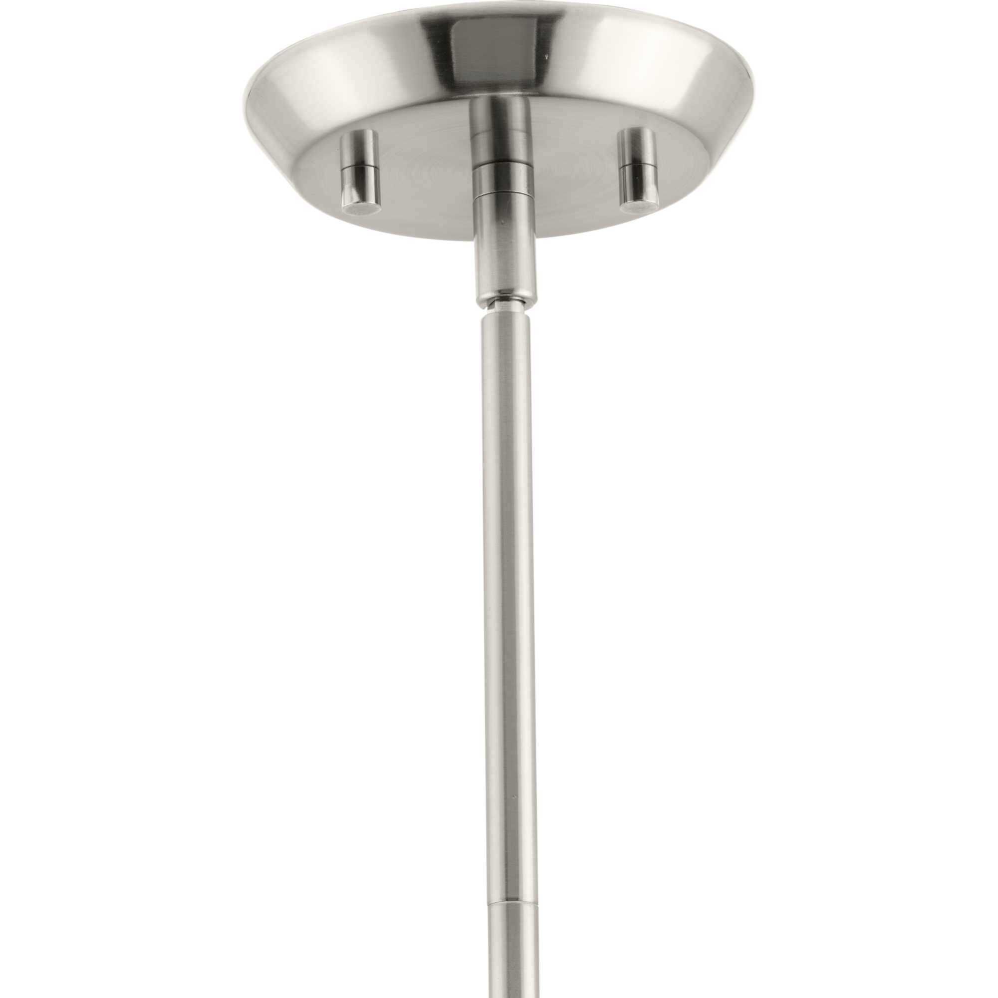 Carillon 1 Light 9.87 inch Brushed Nickel Pendant Ceiling Light