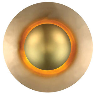 Blaze Wall Sconce Wall Light in 12in., Gold Leaf