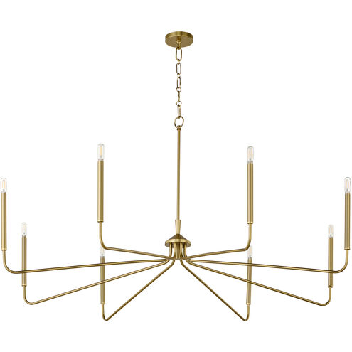 Providence 8 Light 15.25 inch Aged Brass Chandelier Ceiling Light