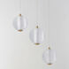 Rhythm LED 11.75 inch Gold Multi-Light Pendant Ceiling Light