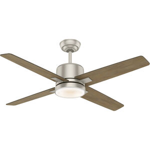 Axial 52 inch Painted Pewter with River Timber, Grey Washed Blades Ceiling Fan