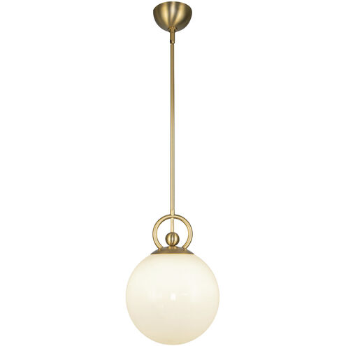 Alora Mood Fiore 1 Light 9.88 inch Brushed Gold Pendant Ceiling Light