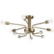 Ocala LED 24.25 inch Champagne Bronze Flush Mount Ceiling Light