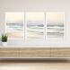 Waterside Collection Lacquered White Wood Shadow Box Style Framed Art