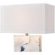 Belhaven 28 inch 150 watt Blue with Clear Table Lamp Portable Light