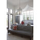 Clarendon 6 Light 16 inch Bronze with Heirloom Brass Indoor Foyer Light Ceiling Light