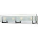 Latitude 4 Light 26 inch Chrome Vanity Light Wall Light