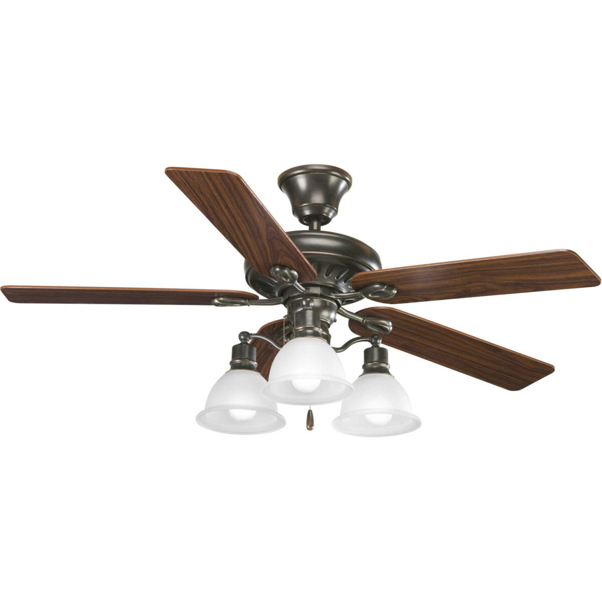 AirPro 52 inch Antique Bronze with Medium Cherry/Classic Walnut Blades Ceiling Fan