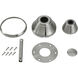 Maverick Brushed Steel Fan Custom Finish Kit