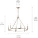 Carrick 6 Light Polished Nickel Chandelier Ceiling Light, 1 Tier Small