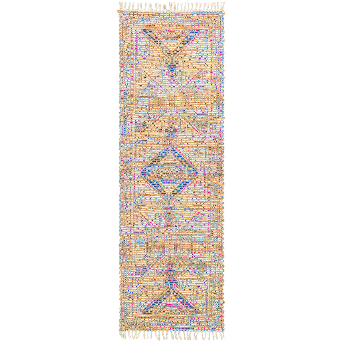 Coventry 96 X 30 inch Camel/Khaki/Bright Pink/Navy/Saffron/Bright Blue Rugs
