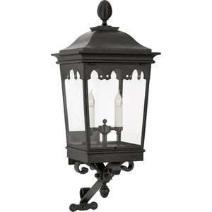 Rudolph Colby Rosedale Grand 2 Light 37.5 inch French Rust Outdoor Wall Lantern, Medium