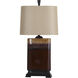 Reactive Glaze 31.5 inch 100.00 watt Burnt Red Table Lamp Portable Light