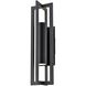 Astrid 2 Light 24 inch Black Outdoor Sconce