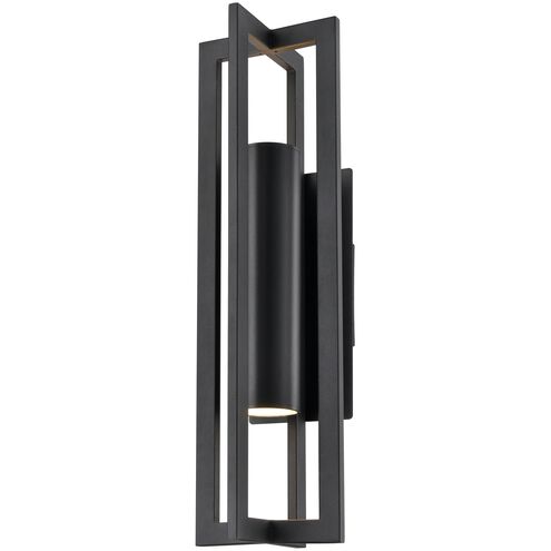 Astrid 2 Light 24 inch Black Outdoor Sconce