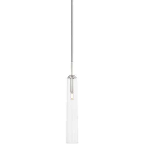 Nyah 1 Light 3 inch Polished Nickel Pendant Ceiling Light