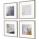 Abstract Collection Blue Framed Art