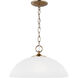 Geary 1 Light 15.75 inch Satin Brass Pendant Ceiling Light