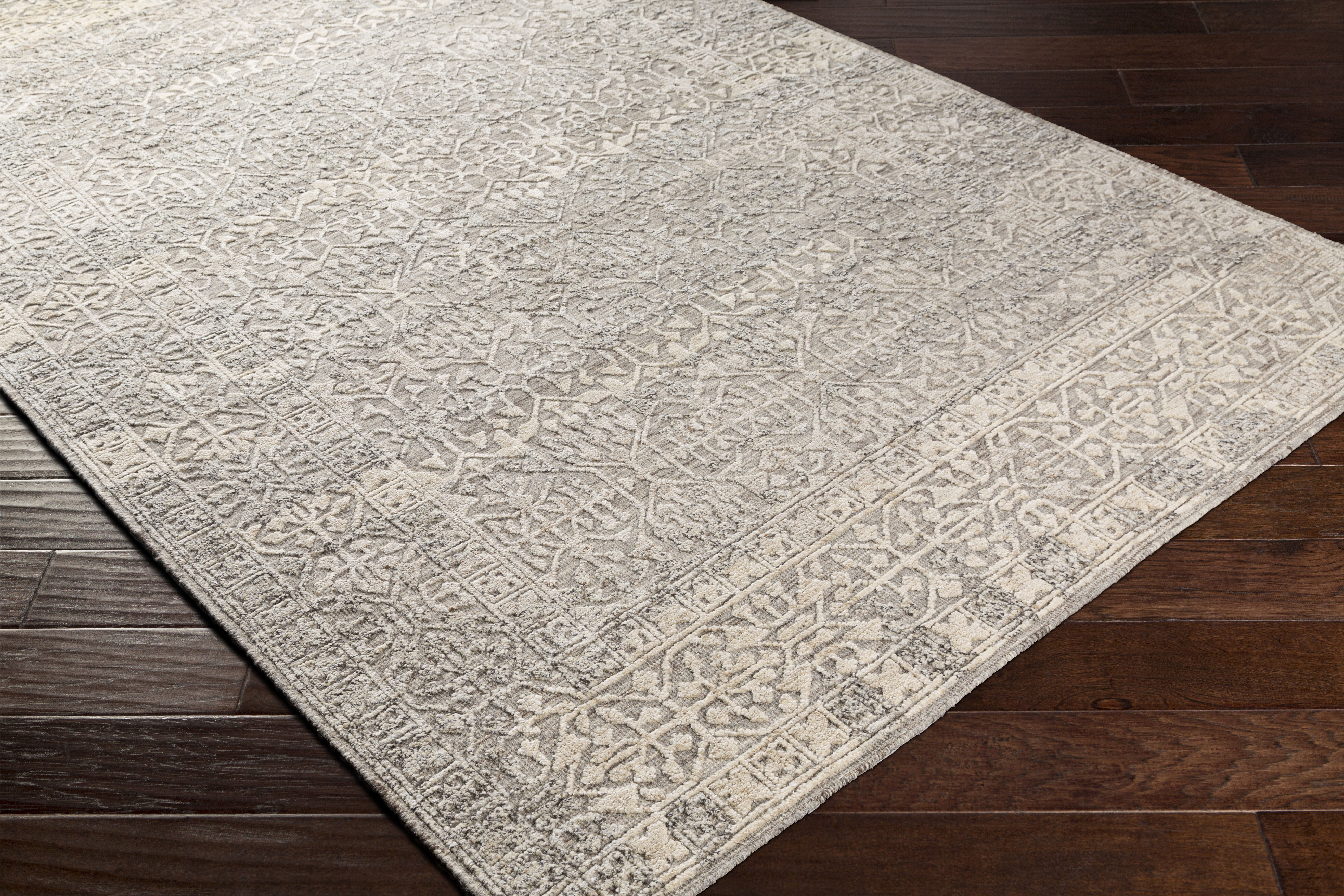 Tostig 168 X 120 inch Gray Rug, Rectangle