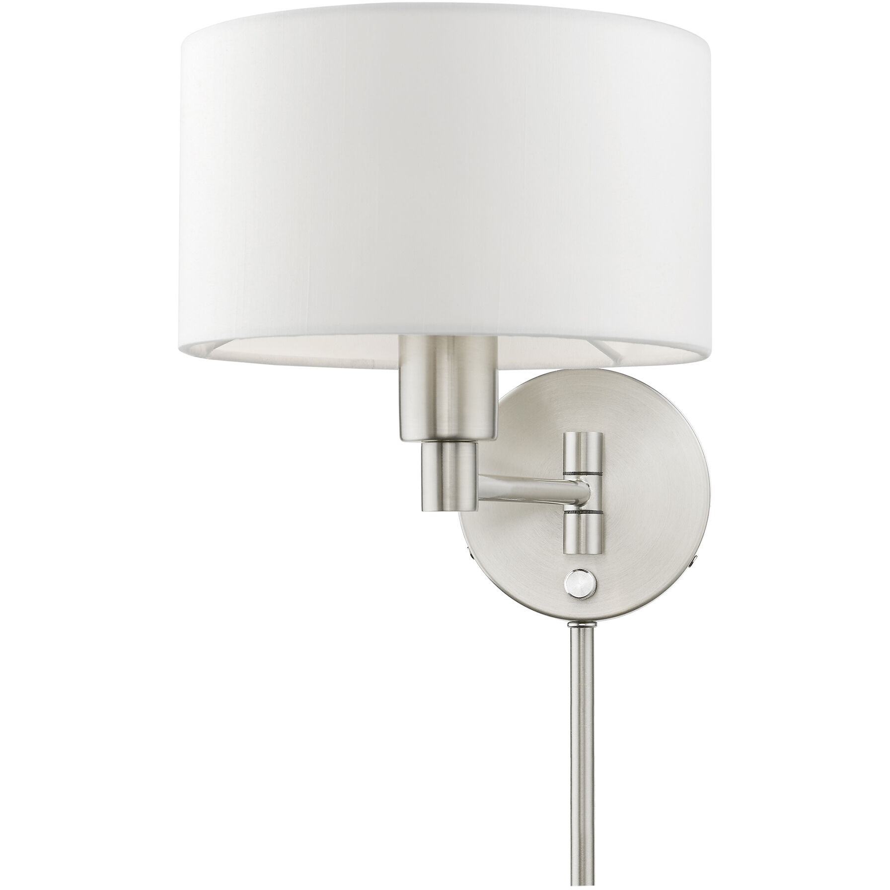 Allison 15 inch 60.00 watt Brushed Nickel Swing Arm Wall Lamp Wall Light