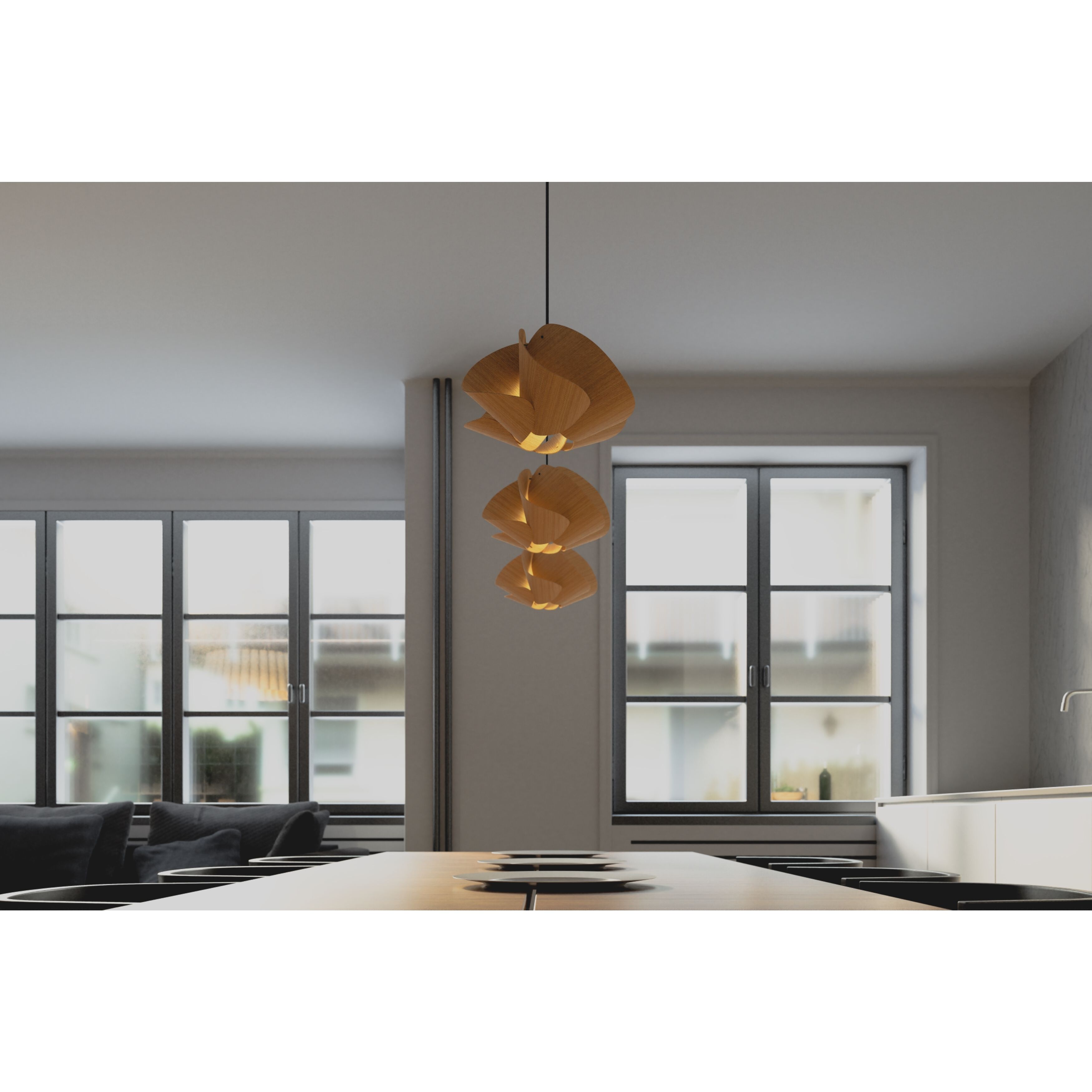Matilda LED 11.9 inch Petiribi and Ash Pendant Ceiling Light in Petribi/Ash