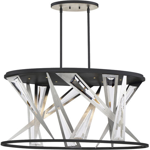 Sarise LED 14 inch Black Chandelier Ceiling Light