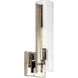 Jemsa 1 Light 4.75 inch Polished Nickel Wall Sconce Wall Light