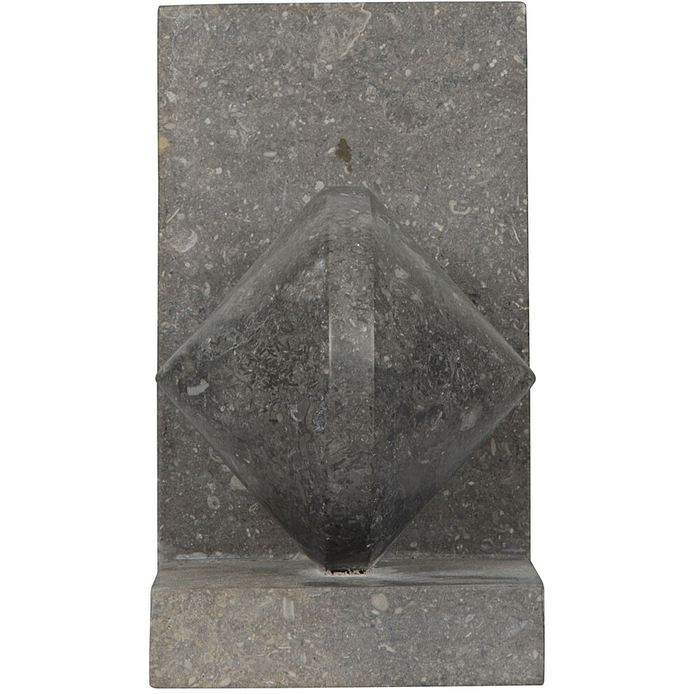 Marble 10 X 4 inch Black Marble Bookends