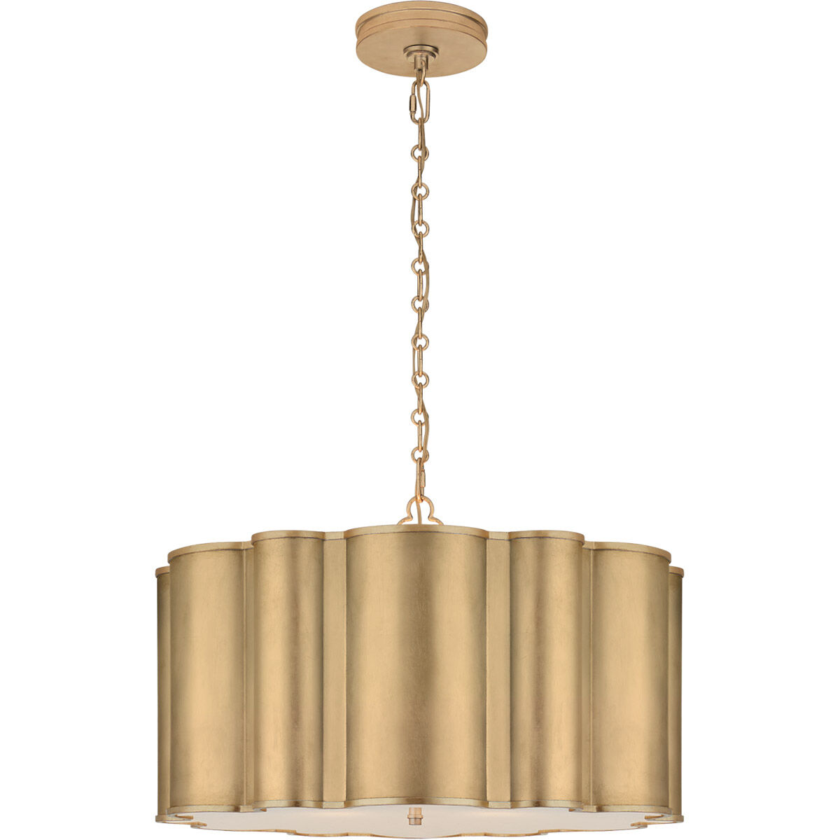 Alexa Hampton Markos 4 Light 26 inch Gild Hanging Shade Ceiling Light, Large
