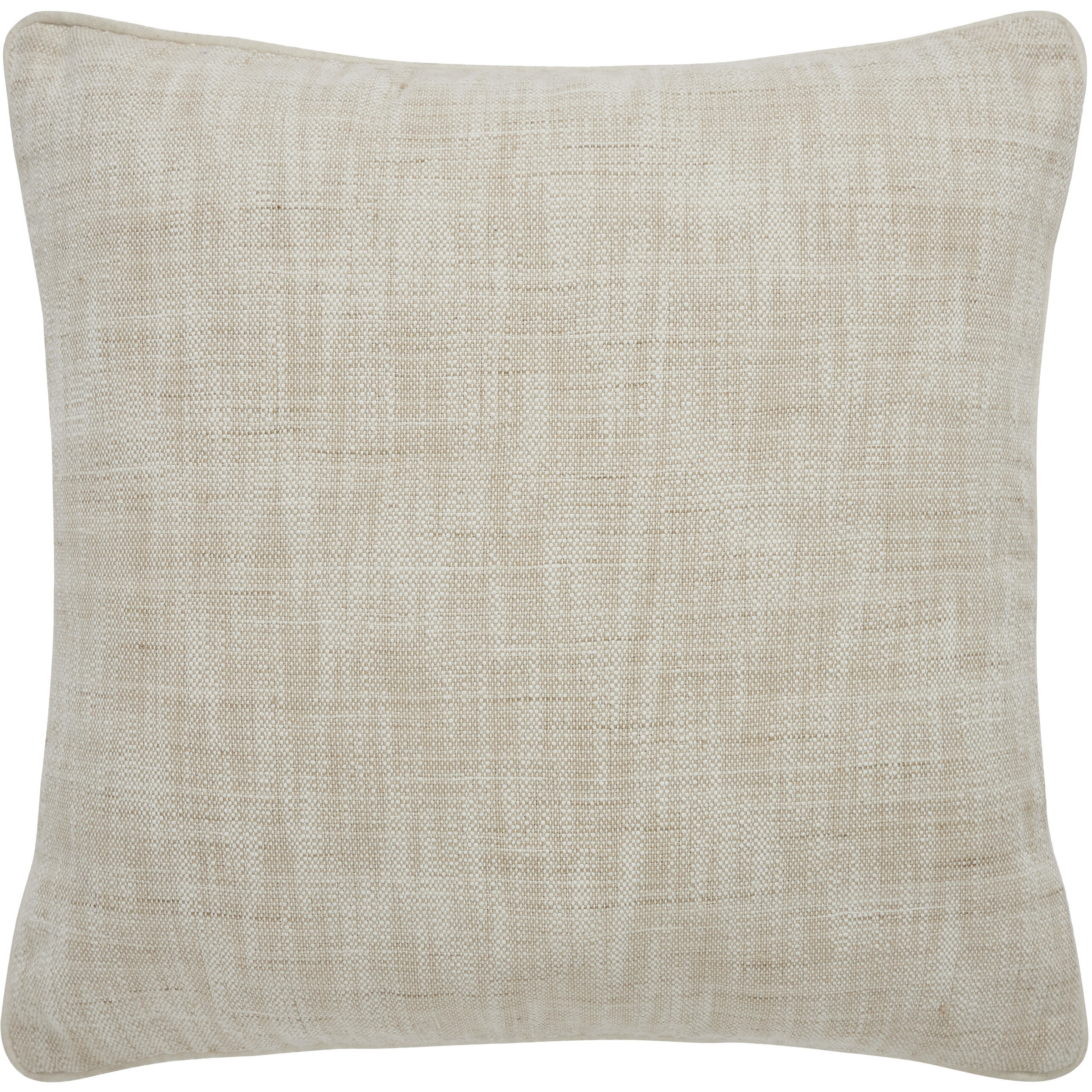 Amal 20 inch Beige and White Indoor Pillow