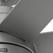 Brazos 52 inch Matte Silver Outdoor Ceiling Fan