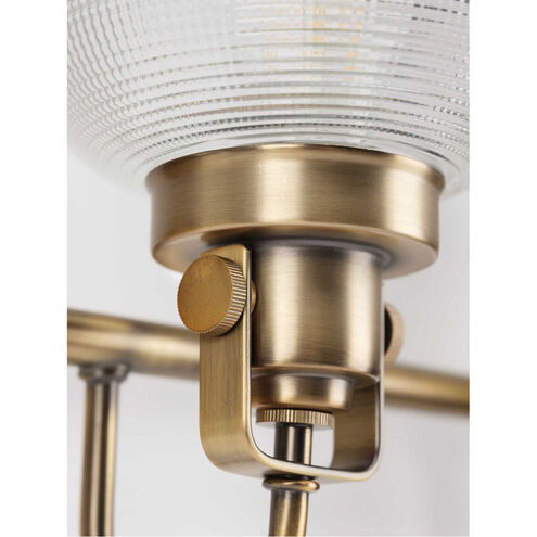 Artrude St 4 Light 36 inch Vintage Brass Bath Vanity Wall Light
