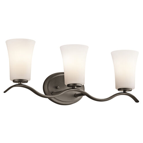 Armida 3 Light 23 inch Olde Bronze Wall Mt Bath 3 Arm Wall Light in Incandescent