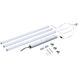 Brentwood LED 0.93 inch Silver Light Bar Ceiling Light
