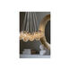 Drop Globes LED 21.3 inch Clear Chandelier Ceiling Light