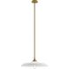 Hadley 1 Light 20 inch Warm Brass Pendant Ceiling Light