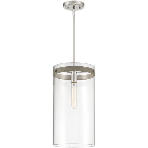 Reflecta 1 Light 11 inch Brushed Nickel Pendant Ceiling Light