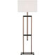 Ray Booth Alda 55.25 inch 15.00 watt Bronze and Dark Walnut Adjustable Floor Lamp Portable Light